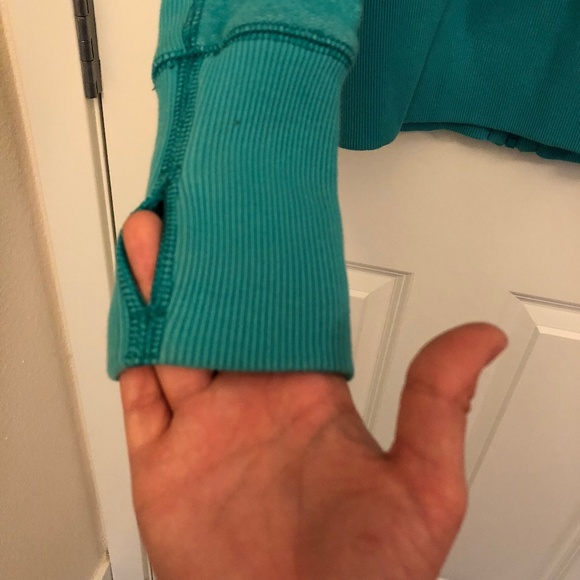 Zella, Like New Turquoise Hoodie - Picture 4 of 7